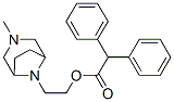 8-[2-(Diphenylacetoxy)ethyl]-3-methyl-3,8-diazabicyclo[3.2.1]octane Struktur