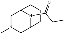 3-Methyl-9-propionyl-3,9-diazabicyclo[3.3.1]nonane Struktur