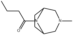 8-Butyryl-3-methyl-3,8-diazabicyclo[3.2.1]octane Struktur