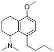 1,2,3,4-Tetrahydro-8-butyl-N,N-dimethyl-5-methoxy-1-naphthalenamine Struktur
