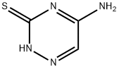 5-Amino-1,2,4-triazine-3-thiol Struktur