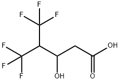 3-Hydroxy-5,5,5-trifluoro-4-(trifluoromethyl)valeric acid Structure