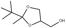 2-tert-ブチル-2-メチル-1,3-ジオキソラン-4-メタノール 化学構造式