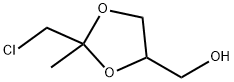 2-Chloromethyl-2-methyl-1,3-dioxolane-4-methanol Structure