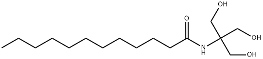 N-[2-Hydroxy-1,1-bis(hydroxymethyl)ethyl]dodecanamide 结构式