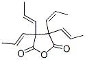 3,3,4,4-tetrakis[(Z)-prop-1-enyl]oxolane-2,5-dione Structure