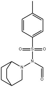 N-[2-Azabicyclo[2.2.2]oct-2-yl]-N-[(4-methylphenyl)sulfonyl]formamide Struktur