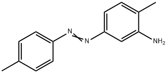 4-アミノ-3,4'-ジメチルアゾベンゼン 化学構造式