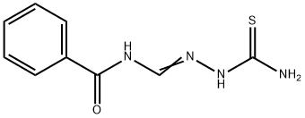 Benzamide, N-[[ (aminothioxomethyl)amino]iminomethyl]- Struktur