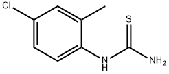 1-(4-氯-2-甲基苯基)-2-硫脲 结构式