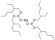 ビス[ビス[(2-エチルヘキシル)オキシ]ホスフィノオキシ]バリウム 化学構造式