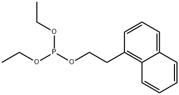 Phosphorous acid [2-(1-naphtyl)ethyl]diethyl ester Struktur