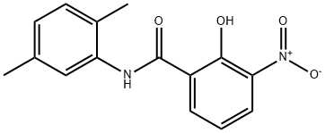 N-(2,5-Dimethylphenyl)-2-hydroxy-3-nitrobenzamide,63981-16-8,结构式