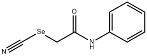 2-オキソ-2-(フェニルアミノ)エチルセレノシアナート 化学構造式