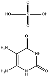 5,6-ジアミノ-2,4-ジヒドロキシピリミジン硫酸塩二水和物 化学構造式
