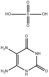 5,6-DIAMINO-2,4-DIHYDROXYPYRIMIDINE SULFATE DIHYDRATE Structure