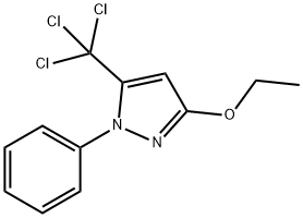 5-(TRICHLOROMETHYL)-3-ETHOXY-1-PHENYL-1H-PYRAZOLE Structure