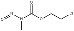 N-Methyl-N-nitrosocarbamic acid 2-chloroethyl ester Structure