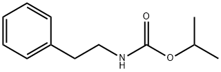 フェネチルカルバミド酸イソプロピル 化学構造式