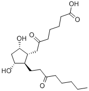 6,15-DIKETO-13,14-DIHYDRO PROSTAGLANDIN F1ALPHA, 63983-53-9, 结构式