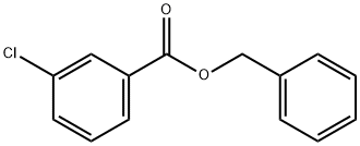 Benzoic acid, 3-chloro-, phenylMethyl ester Structure