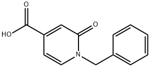 1-苄基-2-氧代-1,2-二氢吡啶-4-甲酸, 63987-74-6, 结构式