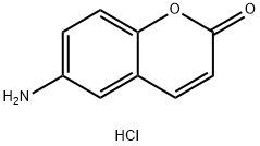 6-アミノクマリン塩酸塩 化学構造式