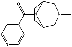 8-イソニコチノイル-3-メチル-3,8-ジアザビシクロ[3.2.1]オクタン 化学構造式