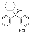 alpha-Cyclohexyl-alpha-(3-pyridyl)benzyl alcohol hydrochloride Structure