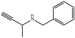 N-(1-Methyl-2-propynyl)benzylamine Structure