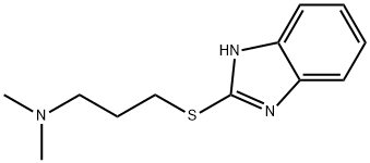 2-[3-(Dimethylamino)propylthio]-1H-benzimidazole Struktur