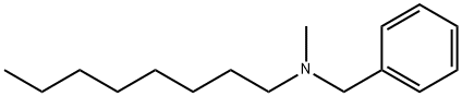 Methylbenzyloctylamine Structure