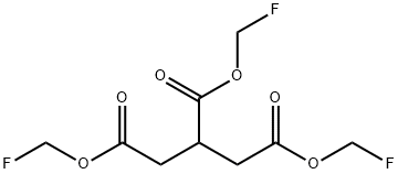 1,2,3-Propanetricarboxylic acid tris(fluoromethyl) ester Struktur