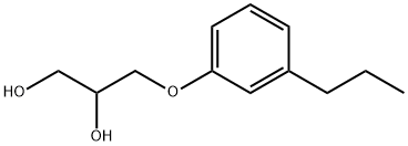 3-(m-Propylphenoxy)-1,2-propanediol Structure