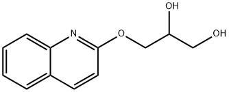 3-(2-Quinolyloxy)-1,2-propanediol Structure