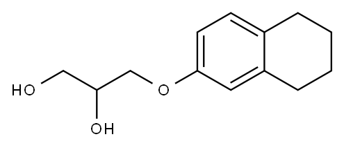 3-(5,6,7,8-Tetrahydronaphthalen-2-yloxy)-1,2-propanediol Structure