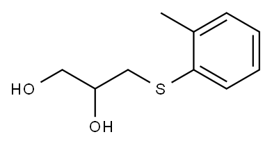 3-(o-Tolylthio)-1,2-propanediol Structure