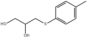 3-(p-Tolylthio)-1,2-propanediol Structure