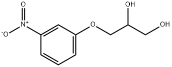 3-(m-Nitrophenoxy)-1,2-propanediol Struktur
