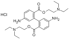 Di-(beta-diethylaminoethyl)-5,5'-diaminodiphenate hydrochloride Structure