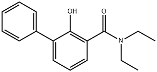 N,N-Diethyl-2-hydroxy-1,1'-biphenyl-3-carboxamide Struktur