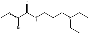 N-(3-Diethylaminopropyl)-2-bromo-2-butenamide Structure