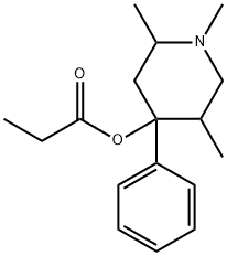 trimeperidine  Struktur