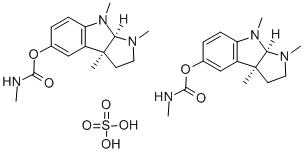 フィゾスチグミン·硫酸塩 化学構造式