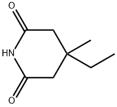 3-ETHYL-3-METHYLGLUTARIMIDE Struktur