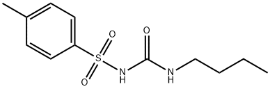 甲苯磺丁脲,64-77-7,结构式