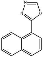 2-(1-ナフチル)-1,3,4-オキサジアゾール 化学構造式
