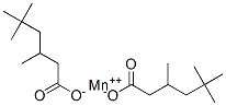 manganese bis(3,5,5-trimethylhexanoate) Struktur