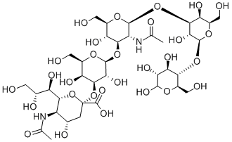 シアリルラクト-N-テトラオースa 化学構造式