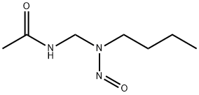 N-[(Butylnitrosoamino)methyl]acetamide Struktur